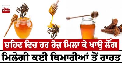  Eat cloves mixed with honey every day, you will get relief from many diseases