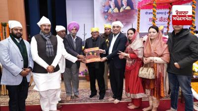 Book 'Sri Fatehgarh Sahib - Land of the Best Sacrifices' presented to Governor Kataria
