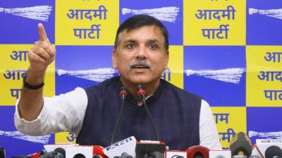 ED raids underway at AAP MP Sanjay Singh's residence