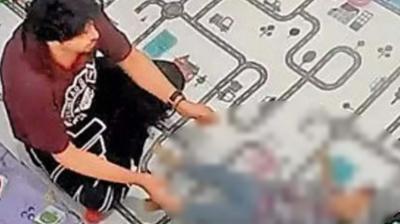 TV actress’ husband booked for banging 15-month-old against floor