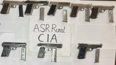 smuggling illegal weapons