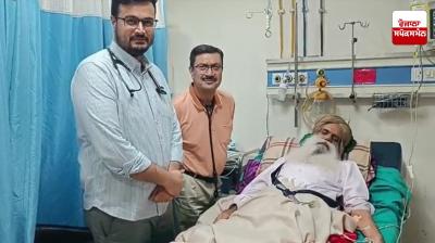 Jagjit Singh Dallewal admitted to Khanna Nursing Home