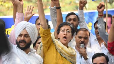 AAP Protest 