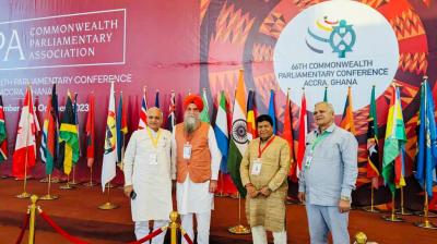 Speaker Kultar Singh Sandhwan presses for greater coordination among commonwealth countries on political issues