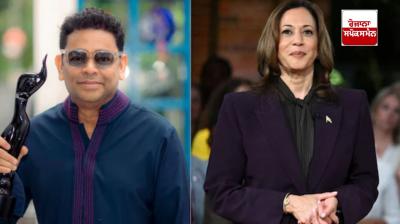 A.R. Rahman recorded a 30-minute video in support of Kamala Harris