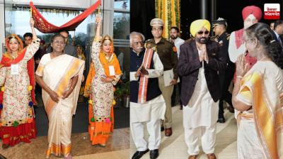 President of India Draupadi Murmu receives grand welcome in Punjab