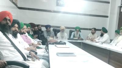  ਸੰਯੁਕਤ ਕਿਸਾਨ ਮੋਰਚਾ ਅਤੇ ਕਿਸਾਨ ਮਜ਼ਦੂਰ ਮੋਰਚਾ ਦੀ ਸਾਂਝੀ ਮੀਟਿੰਗ ਗੁਰਦੁਆਰਾ ਰੇਰੂ ਸਾਹਿਬ ਸਾਹਨੇਵਾਲ ਵਿਖੇ ਹੋਈ 