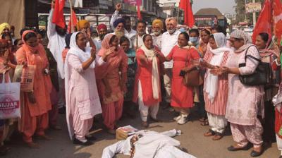 protest againest modi  goverment