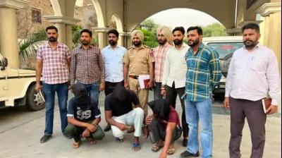 ਪੁਲਿਸ ਵਲੋਂ ਫੜੇ ਗਏ ਮੁਲਜ਼ਮ 