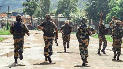 Violence broke out again in Manipur