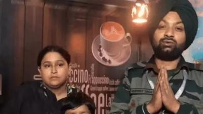 Amritsar soldier Son Ishmeet 