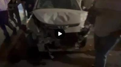 Former DGP Siddharth Chattopadhyay Son accident