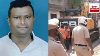 Bulldozer drives at the house of Nagpur violence mastermind Fahim Khan