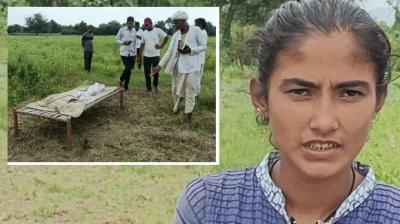 Brave daughter fought with the bear to save her father