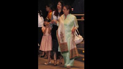 Aradhya feels very sad while hugging her maternal grandmother, as she wants to live more with her