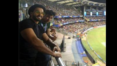 Ranvir Singh Seeing Enjoying IPL Match