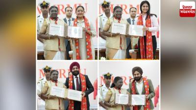 President Draupadi Murmu arrives at PU News in punjabi 