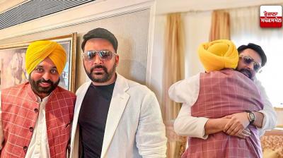 Comedian Kapil Sharma meets Punjab CM Bhagwant Mann