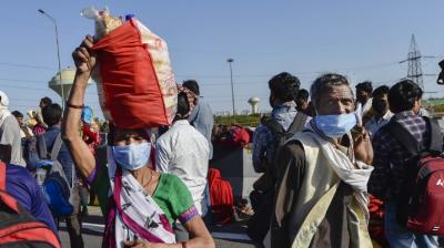 Pictures Indian Migrant workers