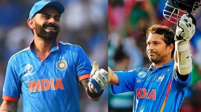 Virat Kohli breaks Sachin Tendulkar's record 