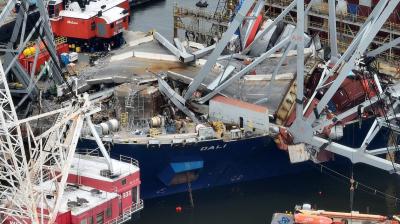 Baltimore Bridge Accident: Preparations for blasting to remove shipwrecks