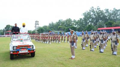  Transport Minister hoisted the flag at Sangrur, pledged to fulfill the dreams of the martyrs.