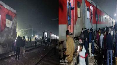  Telangana Express broke into 2 parts, a major accident was avoided