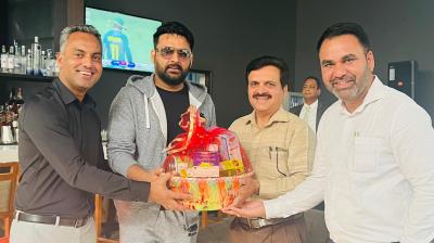 comedian  star Kapil Sharma honored by Punjab government and Markfed