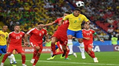 Brazil wins over Serbia  