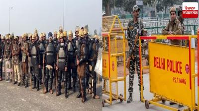 Delhi police alert regarding the demonstration of farmers News