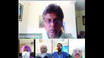 ਤਿਵਾੜੀ ਦੀ ਚਾਰ ਜ਼ਿਲ੍ਹਿਆਂ ਦੇ ਸਿਵਲ ਸਰਜਨਾਂ ਨਾਲ ਵੀਡੀਉ ਕਾਨਫ਼ਰੰਸ