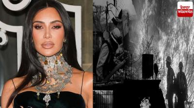 Kim Kardashian thanked the firefighters Los Angeles Wildfires