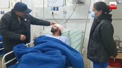 Motorcyclist caught in China door Gurdaspur News