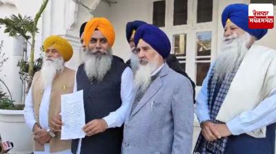 SGPC members appeal to take notice of Sukhbir Badal's childish statements at Sri Akal Takht Sahib
