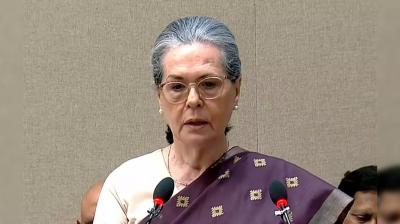 Sonia Gandhi was elected as the Chairperson of the Congress Parliamentary Party