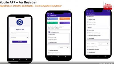 Union Minister Amit Shah launched a mobile app for birth, death registration