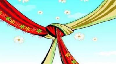  man marries his wife