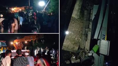 Andhra Pradesh: Seven killed, several injured in bus accident