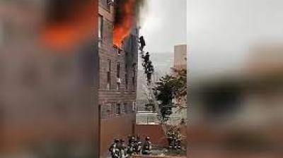 America: A terrible fire broke out in the building, 38 people were burnt