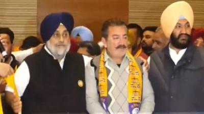 Congress MP Jasbir Dimpa's brother Rajan Gill joins shromani Akali Dal