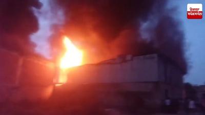 ਮੋਗਾ 'ਚ ਮੈਰਿਜ ਪੈਲੇਸ 'ਚ ਲੱਗੀ ਭਿਆਨਕ ਅੱਗ 