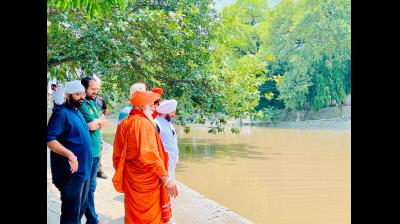 Jarnail Singh visits Bein River