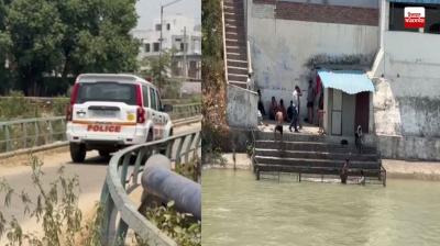 ਪੁਲਿਸ ਗਸਤ ਕਰਦੀ ਹੋਈ 