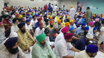 Celebrating Guru Tegh Bahadur's martyrdom celebration in Kuwait