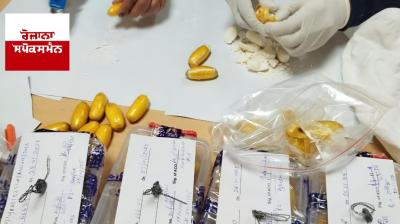 ਯਾਤਰੀ ਤੋਂ ਮਿਲੇ ਕੈਪਸੂਲ 