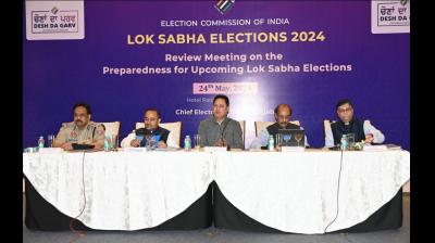 Election Commission of India team 