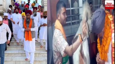  Punjab speaker seeks pardon at Akal Takht after video of priest touching a cow’s tail to his turban goes viral