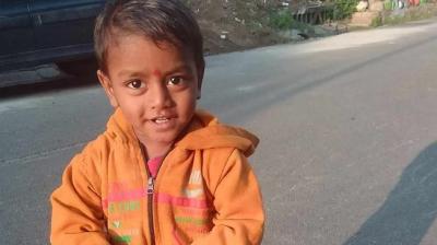 A 2-year-old innocent boy fell into a water fall in mohali news in punjabi 