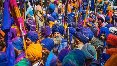 Hola Mahalla symbolizes the rising art of the Sikhs