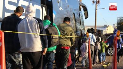 Announcement of return of 229 immigrants from America